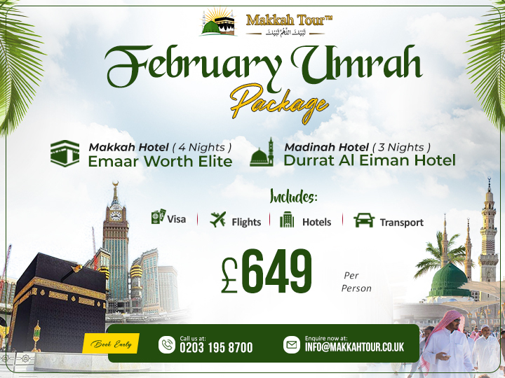 February Umrah Packages 2026: Best Deals for Your Sacred Journey