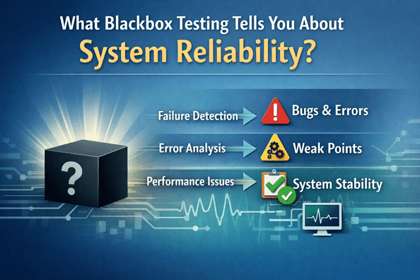 What Blackbox Testing Tells You About System Reliability?