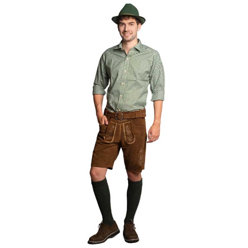 Bavarian-Traditional-Leather-Shorts-With-Belt