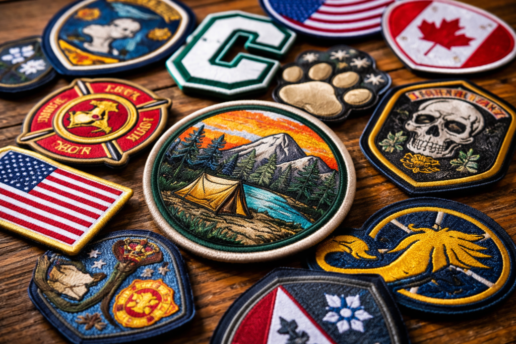 Embroidered patches