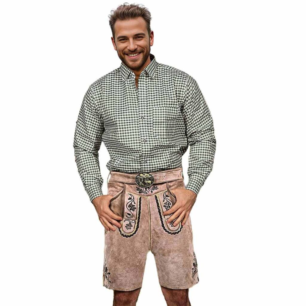 Lederhosen-Bavarian-Oktoberfest-Leather-Shorts-scaled