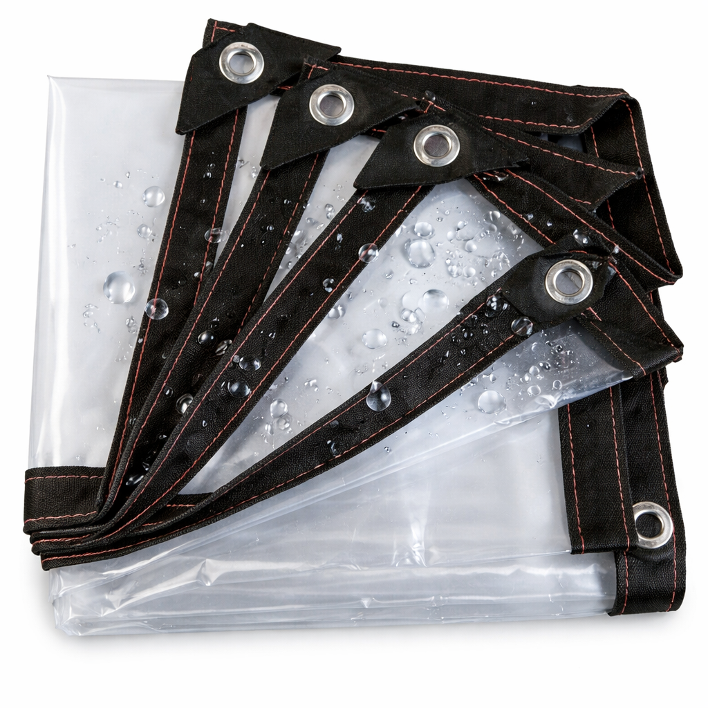 glass clear tarpaulin
